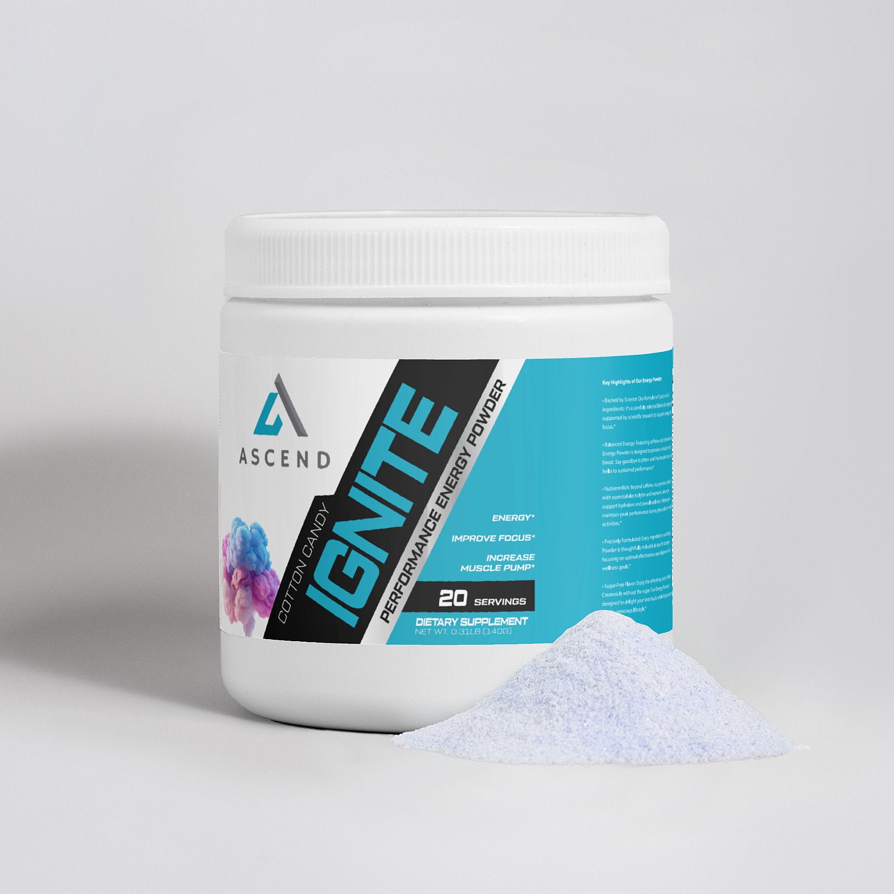 Ignite - Energy Powder (Cotton Candy)