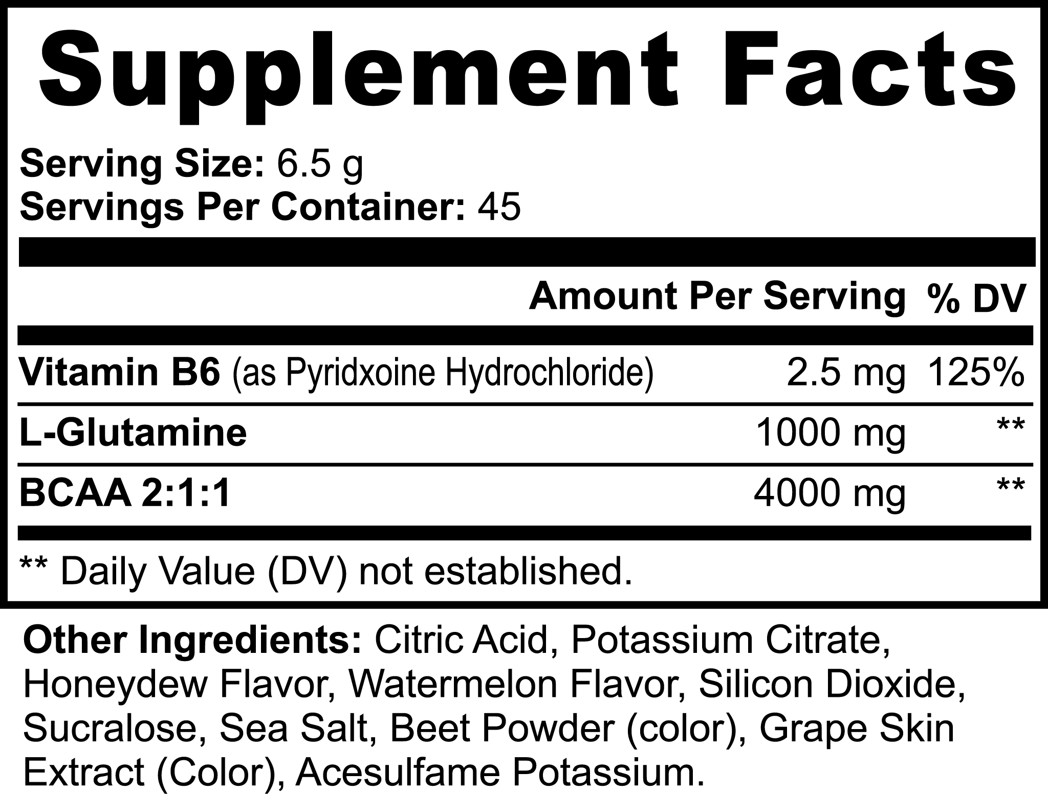 Enhance - BCAA Powder (Honeydew/Watermelon)