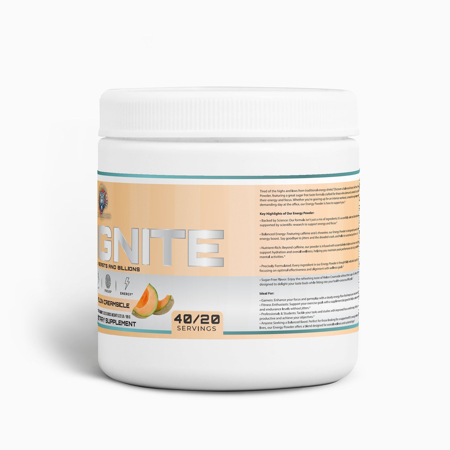 Ignite - Energy Powder (Melon Creamsicle)