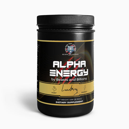 Alpha Energy - Nitric Shock Pre-Workout Powder (Fruit Punch)