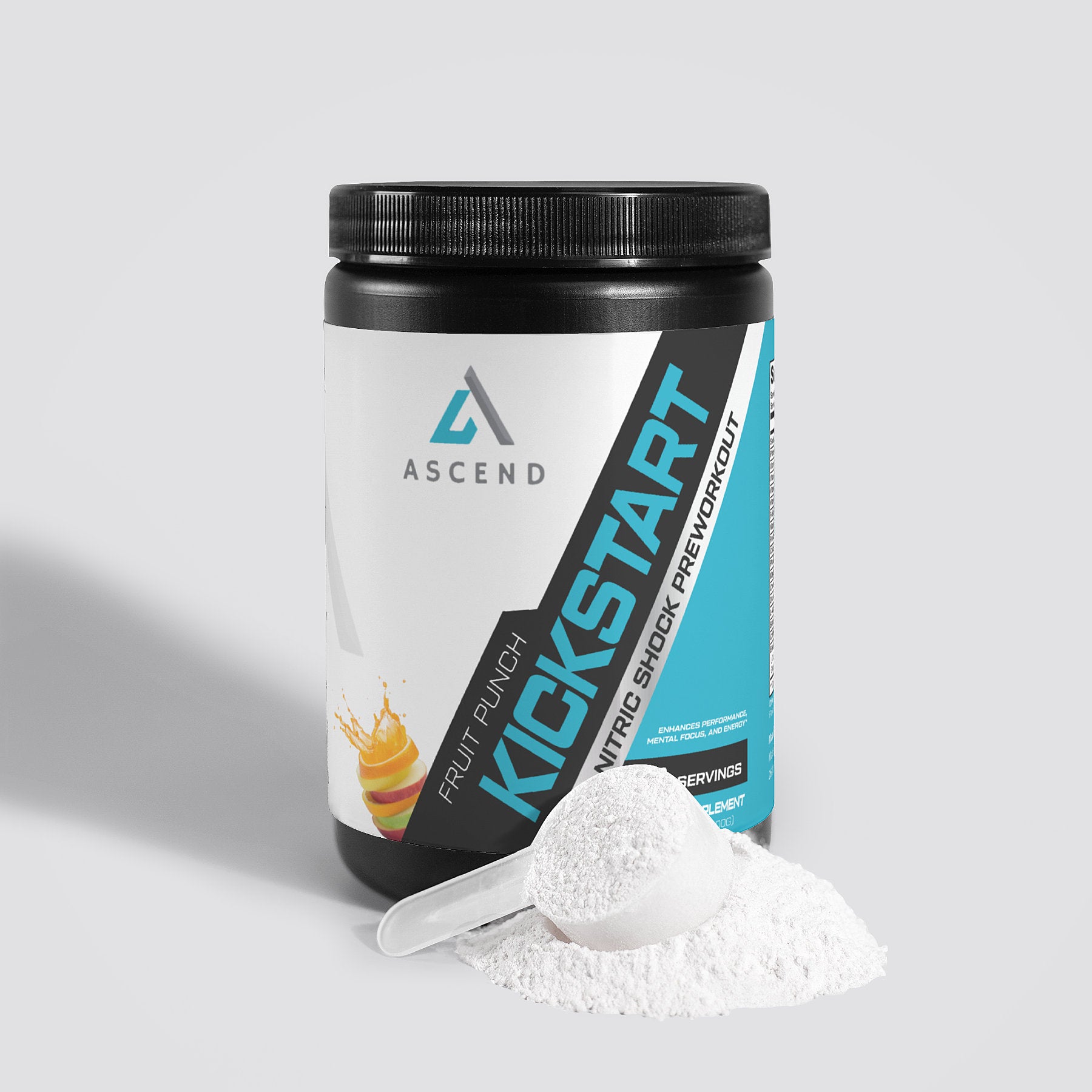Kickstart - Nitric Shock Pre-Workout Powder (Fruit Punch)