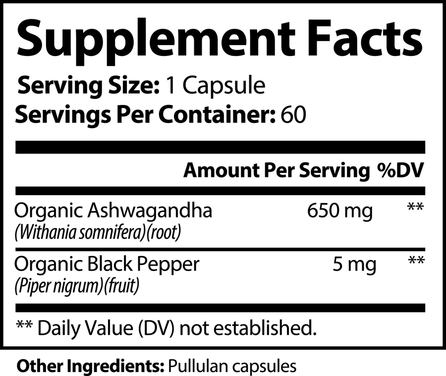 Supplement Facts Label