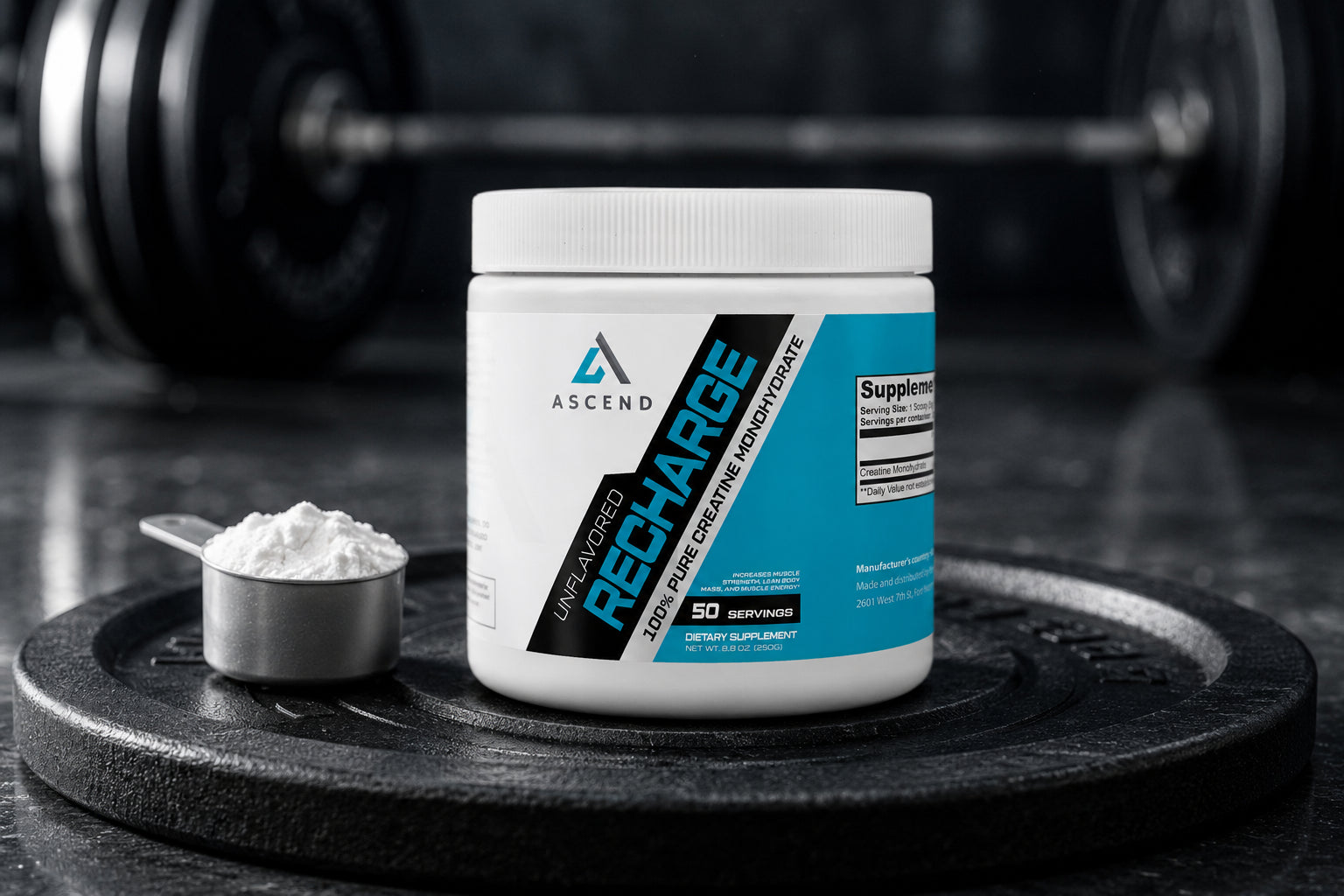 Recharge on a weight plate